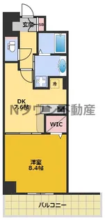 カスタリア新栄Ⅱ【9階】の間取り