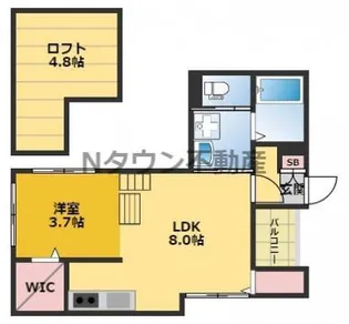 CASA FIORE 浅間町【1階】の間取り