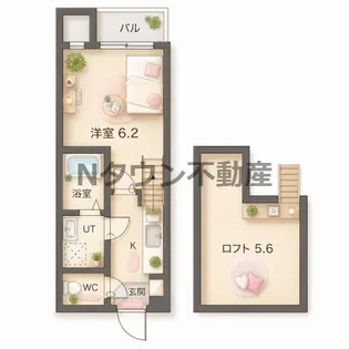 ショコラン【2階】の間取り