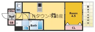 プレサンスジェネ葵【5階】の間取り