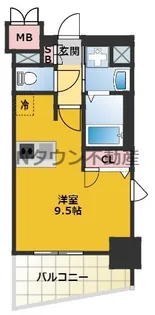 プレサンス泉アーバンゲート【4階】の間取り