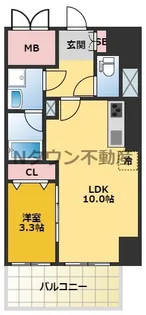 セイワパレス丸の内駅前【11階】の間取り