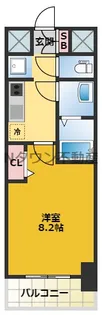 プレサンス上前津プレス【8階】の間取り