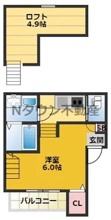 アークラヴィータ【1階】の間取り