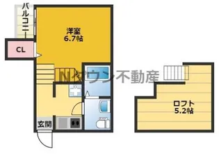 stage志賀本通【1階】の間取り