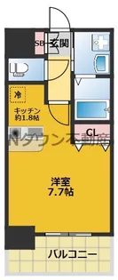 プレサンス桜通アベニュー【1101号室】の間取り