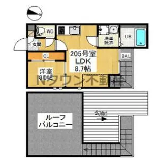 grandtic Etincelle【2階】の間取り