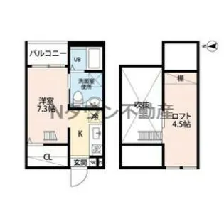 ブランノワール本陣S棟【1階】の間取り