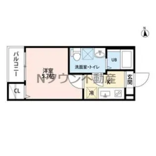 REVE今池【302号室】の間取り