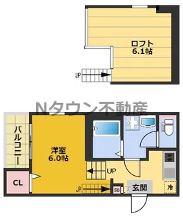ハーモニーテラス佐古前町Ⅱ【1階】の間取り