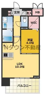 プレサンス丸の内レジデンス【10階】の間取り