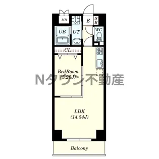 GRANDUKE正木【14階】の間取り