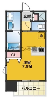 プレサンス鶴舞駅前ブリリアント【306号室】の間取り