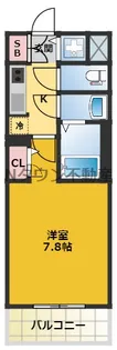 S-RESIDENCE葵【9階】の間取り