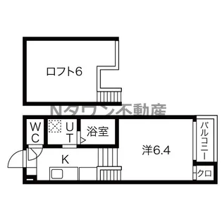 プランドール【201号室】の間取り