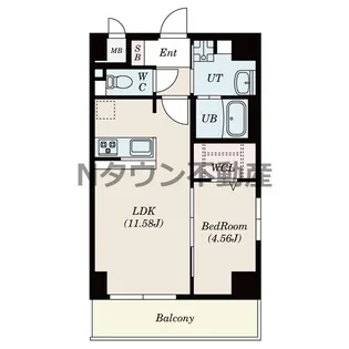 GRANDUKE代官町reverso【2階】の間取り