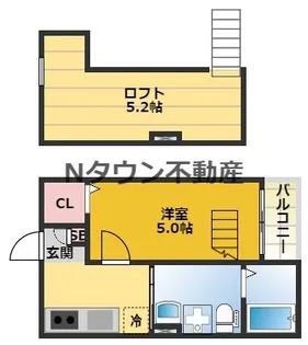 AKレジデンスⅡ【2階】の間取り