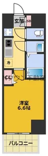 ディアレイシャス今池【9階】の間取り