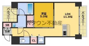 IZ-Residence【7階】の間取り