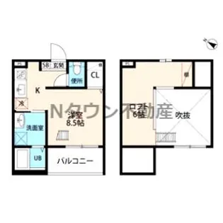 エリュート【203号室】の間取り