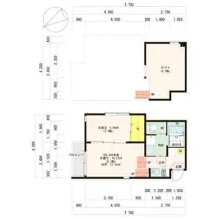 ヴィオラ大幸【2階】の間取り