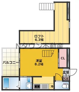 ロワール名古屋【1階】の間取り