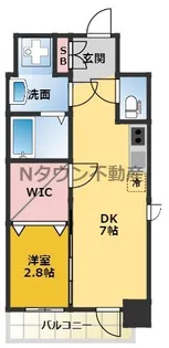エステムコート名古屋新栄Ⅱアリーナ【7階】の間取り