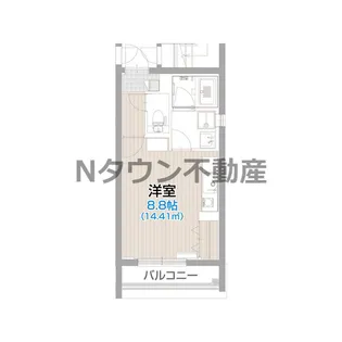 Brave亀島本陣(ブレイヴカメジマホンジン)【504号室】の間取り