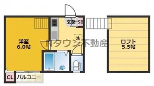 CLAUDIA浄心(クラウディアジョウシン)【1階】の間取り