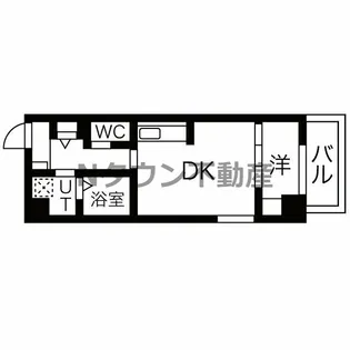 アレフガルド【606号室】の間取り