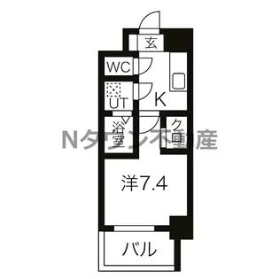 Brick Kamejima【902号室】の間取り