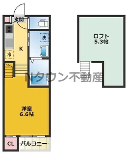 Villa La Fonte【1階】の間取り