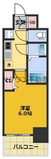 プレサンス名古屋菊井セルカ【2階】の間取り