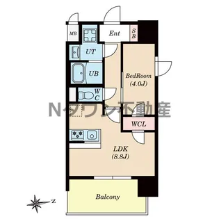 CREST TAPP平安通【10階】の間取り