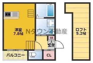 Blue Topaz【2階】の間取り