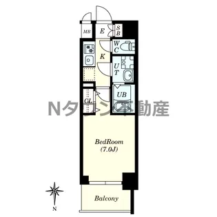 S-RESIDENCE名駅NorthⅡ【2階】の間取り