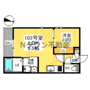 grandtic Etincelle【1階】の間取り