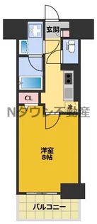 メイプル岩塚本通【1階】の間取り