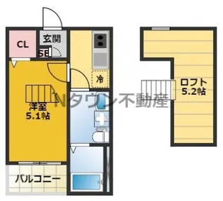 シルバード【1階】の間取り