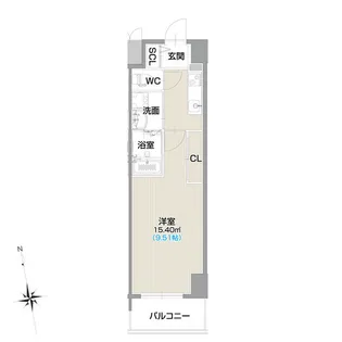 フォルティス今池【8階】の間取り