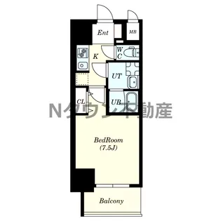 S-RESIDENCE上飯田駅前【401号室】の間取り