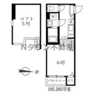 ハーモニーテラス清水Ⅳ【1階】の間取り