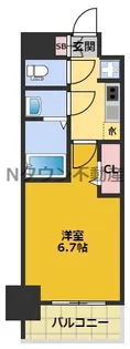 1Kの間取り画像