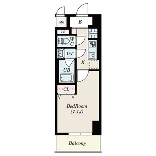 ドゥナーレ辻町【5階】の間取り