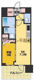 エステムコート名古屋TWIN EAST【3階】の間取り