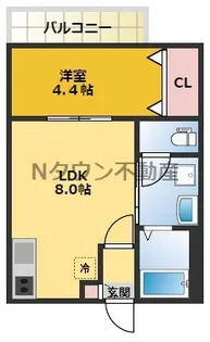 アーバンリゾート京田町【2階】の間取り