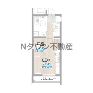 Brave亀島本陣(ブレイヴカメジマホンジン)【502号室】の間取り