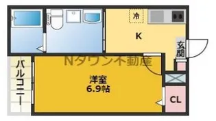 フォンテンブロー笠取町【301号室】の間取り