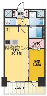 プレサンス錦通 THE 葵【4階】の間取り