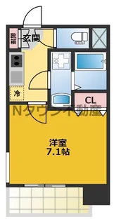 プレサンス東別院駅前【3階】の間取り